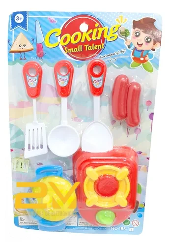 Jogo Infantil Cozinha Panela, Talheres completo