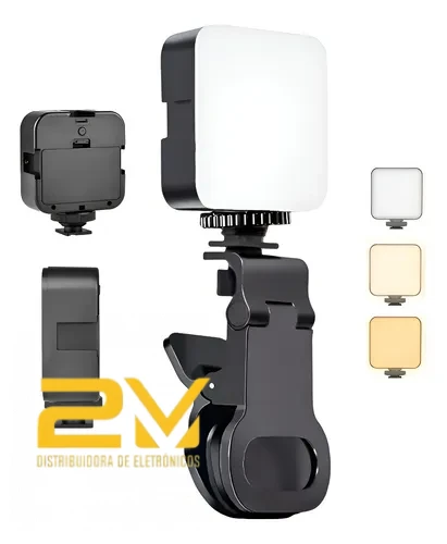 Ring Light Flash Self Luz Para Celular Mini Iluminador