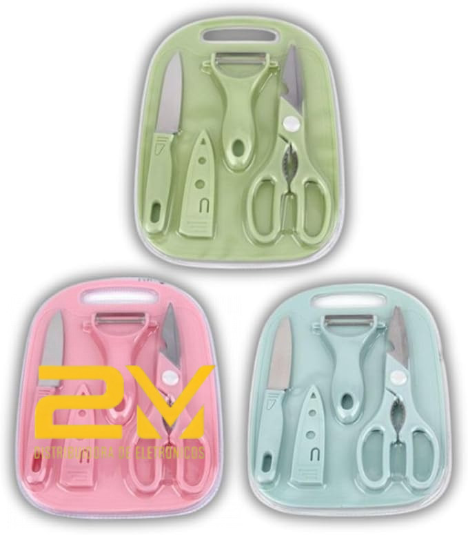 Kit Completo de Utensílios de Cozinha 4 Peças