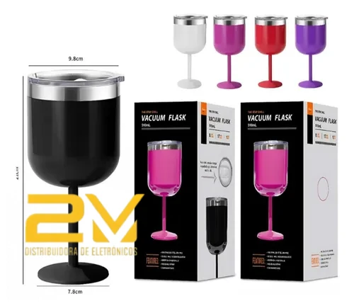 Taça Copo De Gin Whisky Térmica Inoxidável 500ml