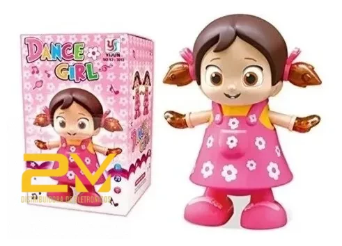 Brinquedo Boneco Que Dança Para Criança Led
