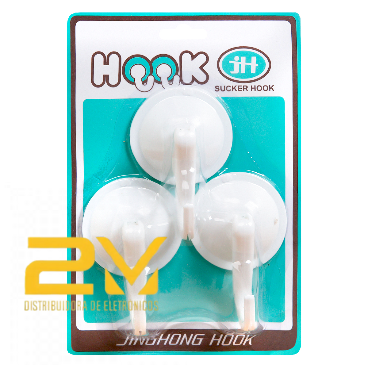 Gancho Parede Ahb20374 C/3 Hook Cartela