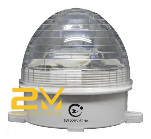 Lâmpada Estrobo Flash Redondo