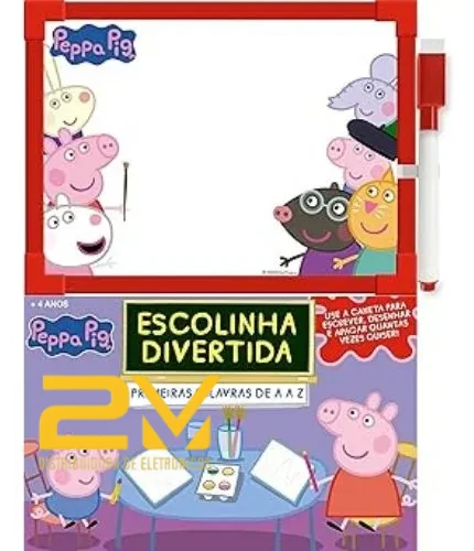 Peppa Pig Quadros Escolinha Divertida 29x21 Cm